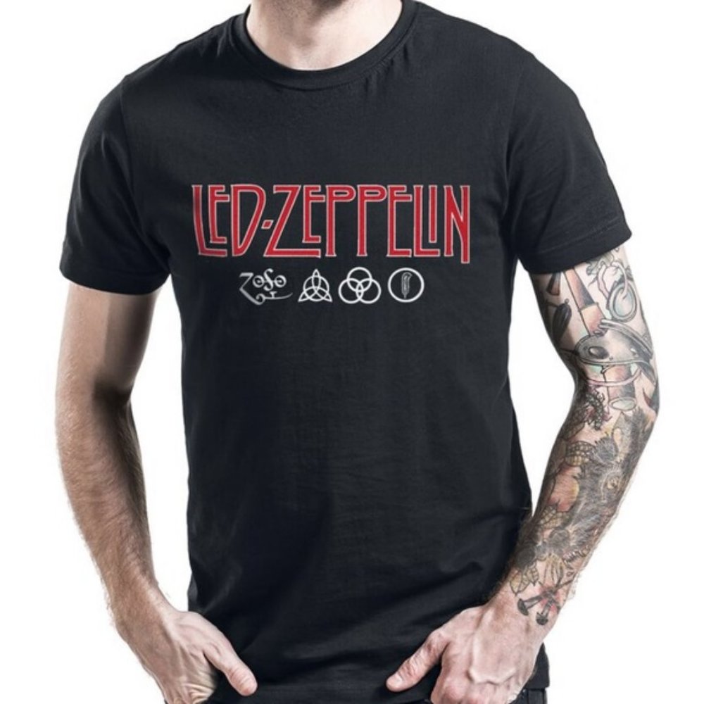 *SOLD* Led Zeppelin Classic Rock Band Legend T-Shirt XL - Picture 1 of 4